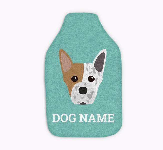 Name And Icon: Personalized {breedFullName} Hot Water Bottle